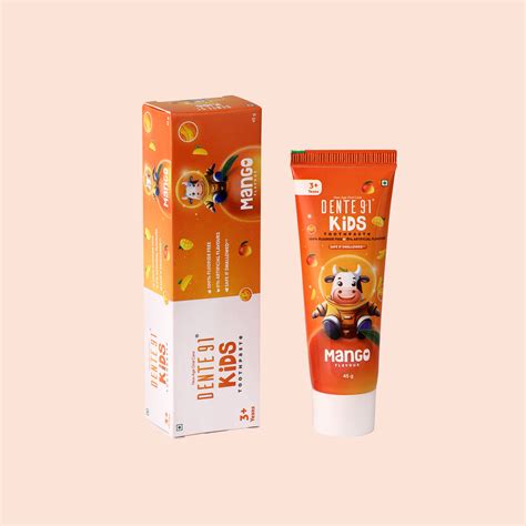 Buy Best Mango Flavoured Kids Toothpaste in India from Dente91