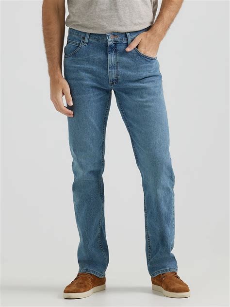 Men's Wrangler Authentics® Regular Fit Flex Jean | Light Wash Denim ...