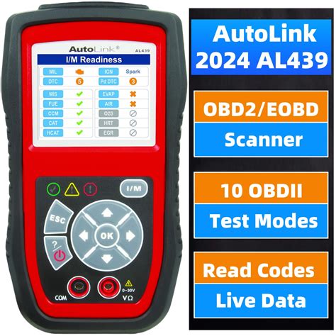 AutoLink AL439 OBDII EOBD Code Reader 的图像结果