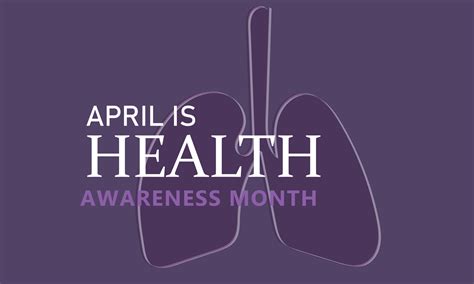 April is Health awareness month. Template for background, banner, card ...