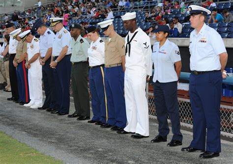 Tides honor Service members at Armed Forced Night