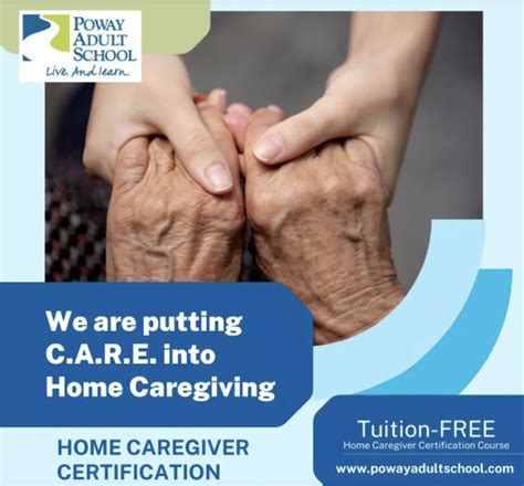 Poway Adult School offering free caregiving classes | Poway Unified ...