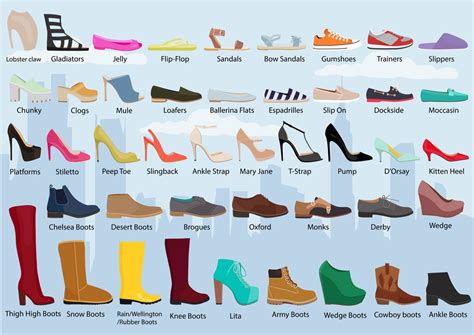 Types of Women's Shoes