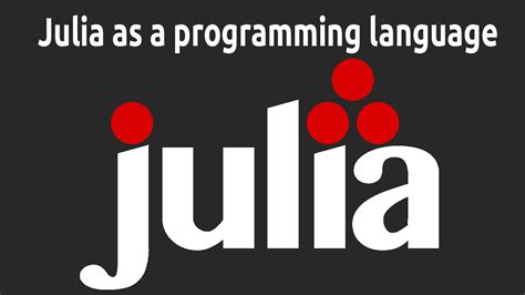 Julia Programming Language 的图像结果