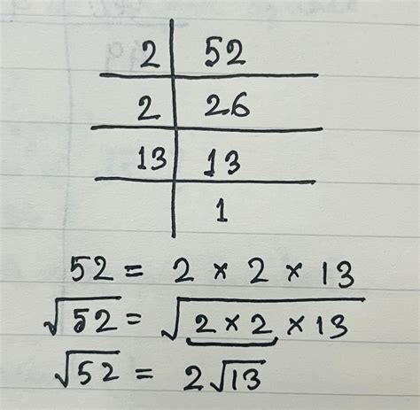 Square Root of 52 | How to Find the Value of √52 🧮