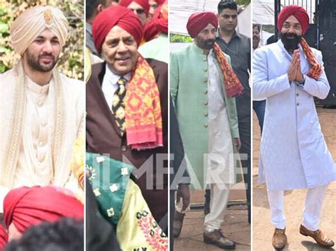 Bobby Deol, Sunny Deol and others arrive for Karan Deol's wedding ...