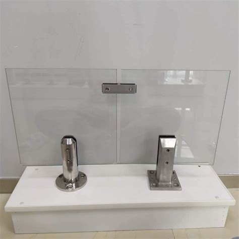 Buy MiniceM Stainless 316 Satin 180 Degree Glass to Glass Clamp Bracket ...