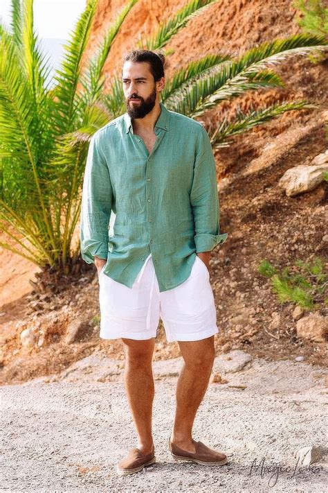 25 Comfy Men Linen Outfits For Hot Weather - Styleoholic