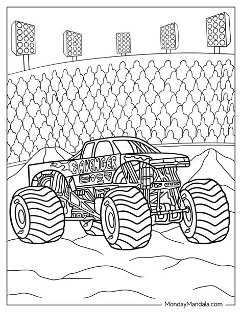 20 Monster Jam Coloring Pages (Free PDF Printables)