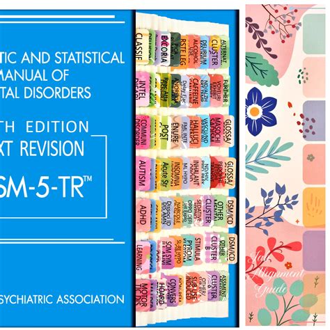 Buy Index Tabs for DSM-5-TR, DSM-5, Works for The Latest DSM-V-TR 2022 ...