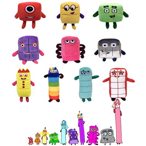 Buy Numberblocks Plush Stuffed Toys Stuffed Toy Anime Number Plushie ...