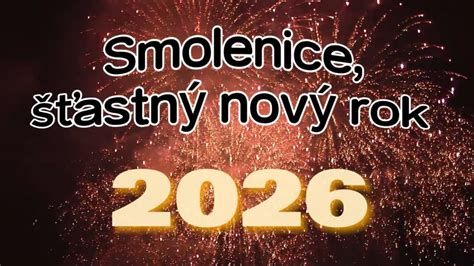Aktuality - Smolenice, šťastný nový rok 2026 - Obecný úrad Smolenice
