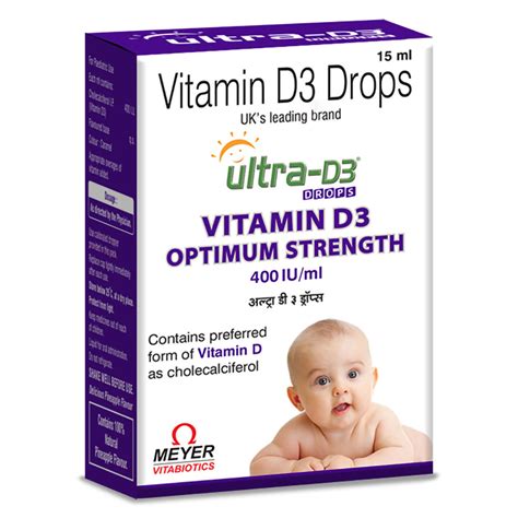 Ultra D3 Drops | Uses, Side Effects, Price | Apollo Pharmacy