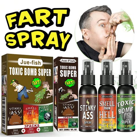 Stink Fart Spray April Fool's Day Prank Liquid Toy Spoof Smell ...