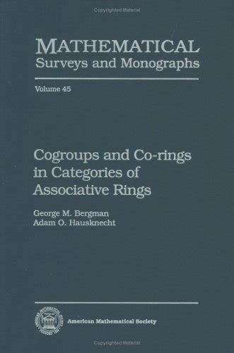 Buy Cogroups and Co-Rings in Categories of Associative Rings ...