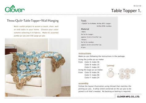 Image result for Table Topper Tutorial