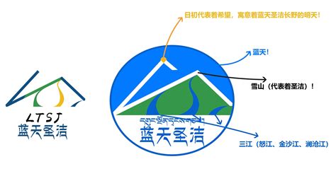 西藏昌都——蓝天圣洁品牌标志设计|平面|Logo|阿玛准设计 - 原创作品 - 站酷 (ZCOOL)