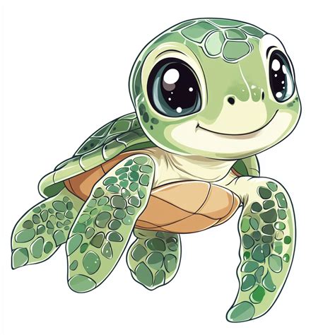 turtles 7 | Cute turtle cartoon, Baby animal drawings, Turtle drawing