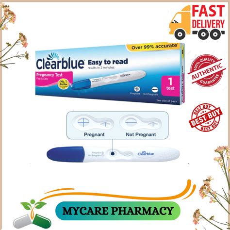 CLEARBLUE EASY PREGNANCY TEST 1S | Shopee Malaysia