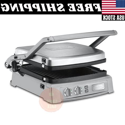 Cuisinart Gr-150 Electric Griddler Deluxe Six Cooking