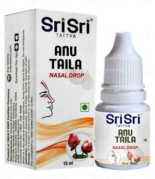 Sri Sri Tattva Anu Taila Nasal Drop 10 Ml - Uses, Side Effects, Dosage ...