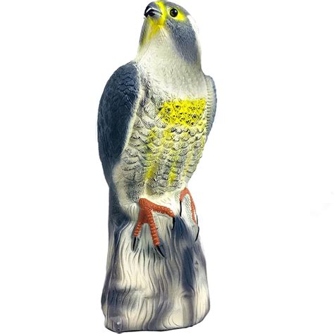 GIFTEXPRESS 16.5" Scarecrow Eagle Fake Hawk Decoy Statue, Pest ...