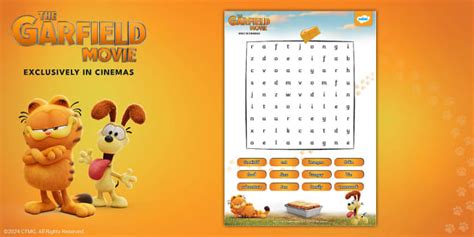 FREE! - Garfield: Word Search (teacher made) - Twinkl