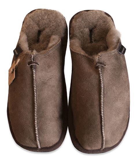 Mens Sheepskin Moccasin Slippers With Hard Sole at JENENGE blog