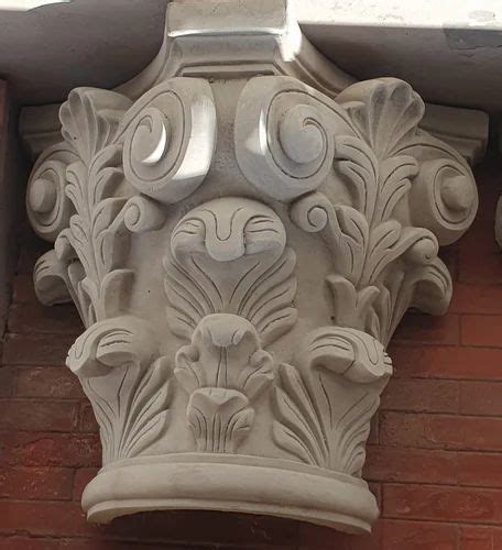 Cement Capitals - Cement concrete GFRC GRC Column Pillar Capital head ...