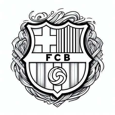 Dibujos para colorear del FC Barcelona - Etsy España
