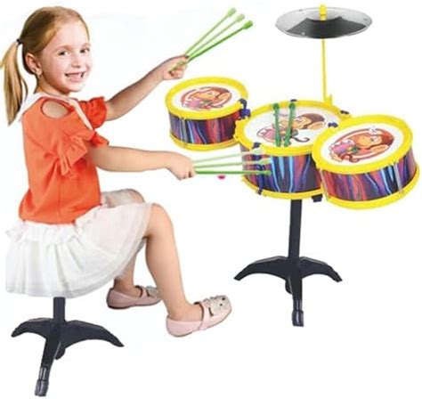 Buy IYAAN Kids Small Drum Set Toy/ Musical Drum Set/Musical Instrument ...