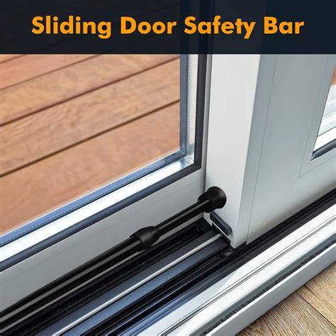 Oudain 3 Pcs Black Window Security Bars Sliding Door India | Ubuy