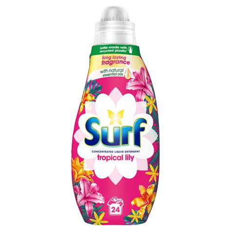 Surf Concentrated Liquid Laundry Detergent Tropical Lily 24 washes ...