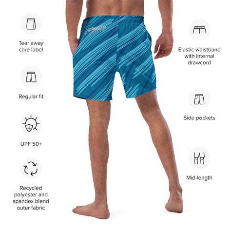 Nak Men's Blue swim trunks – NakPerformance Clothing