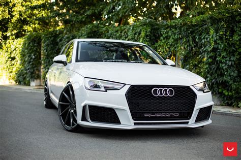 2022 Audi A4 White Black Rims