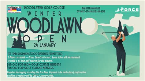 Winter Woodlawn Open | 86 FSS | Ramstein Air Base
