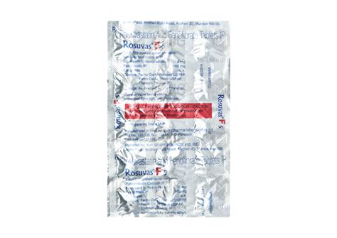Rosuvas F 5mg: View Uses, Side Effects, Price & Substitutes