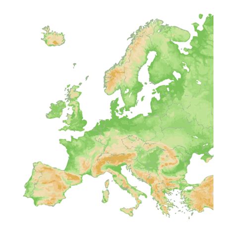 Europe Relief Map 的图像结果