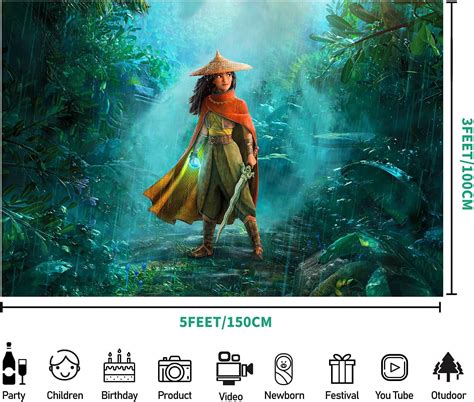 Heidaman Raya And The Last Dragon Party Supplies ,Raya And India | Ubuy