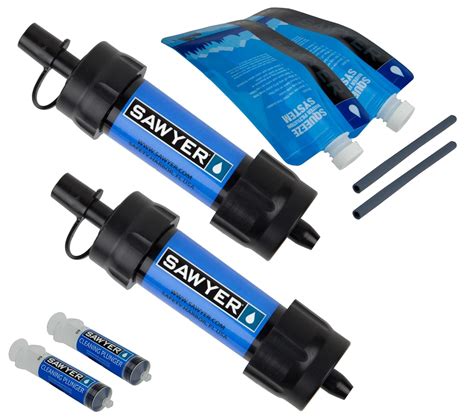 Sawyer Products SP126 Mini Water Filtration System, 2-Pack, Blue ...