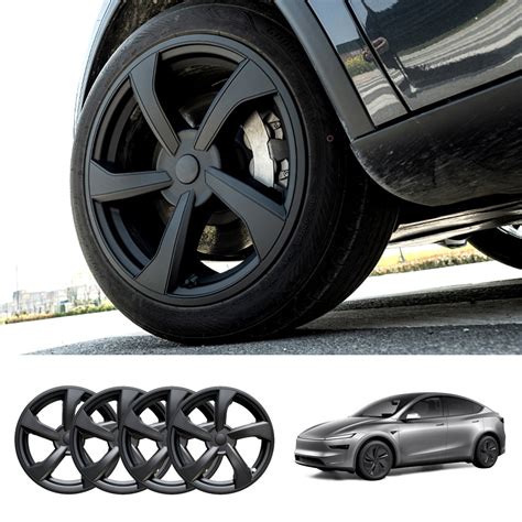 19''Crossflow Wheels Cover Hubcaps for Tesla Model Y Juniper 2025+（4 PCS） – TESLAUNCH