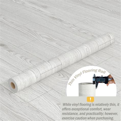 Oxdigi Peel and Stick Vinyl Flooring Roll 24"x 393"/ 64 Sq.Ft, Self ...