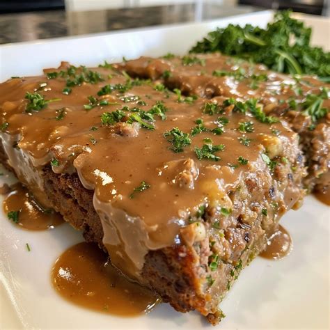 Meatloaf with Brown Gravy Recipe
