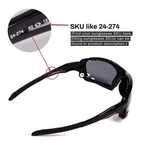 New Walleva Polarized Transition Lenses And Black Earsocks For Oakley ...