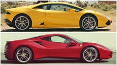 Lamborghini Huracan Vs 488 by Battle Of The Italians 488 Gtb Vs Lamborghini Lamborghini Huracan Vs 488