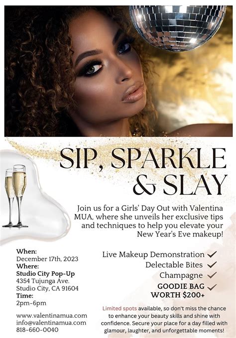 Valentina MUA Masterclass, 4354 Tujunga Ave, Los Angeles, 17 December ...