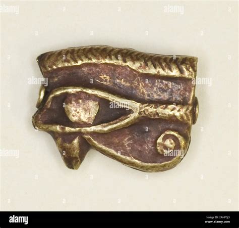 Ancient Egyptian. Amulet of the Eye of the God Horus (Wedjat). 305 BC ...