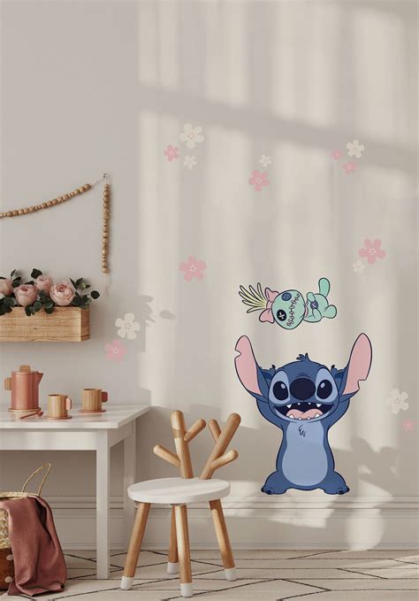 Sticker mural "Disney Lilo and Stitch Lifesize" de Komar® | Disney ...