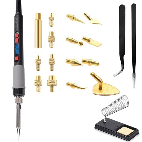 3D Printing Smoothing Tool Kit, 3D Printing Modify Finishing Tool Soldering Welding Iron Kit ...