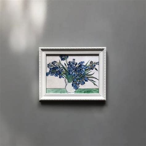 Jual Hiasan Dinding Lukisan Irises karya Vincent Van Gogh - Putih ...